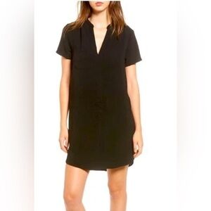All In Favor NWT Haley black crepe dress, medium